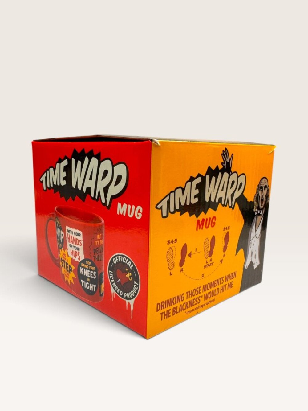 Rocky Horror Show Time Warp Coffee Mug Unemployed Philosophers Guild 14 oz Box